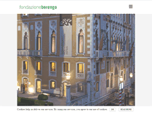 Tablet Screenshot of fondazioneberengo.org